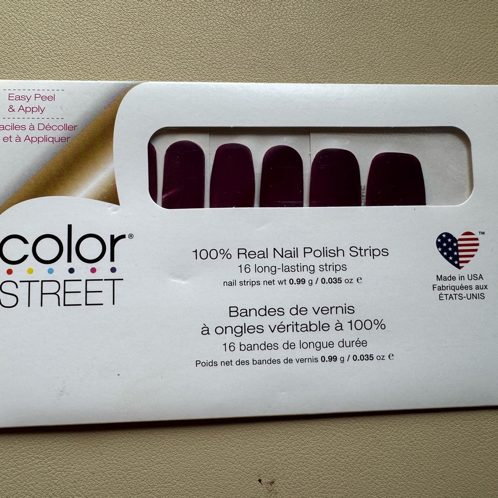 RETIRED- Color Street Nail Polish Strips - Purple / Aberdeen Aubergine
